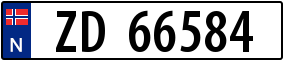 Truck License Plate